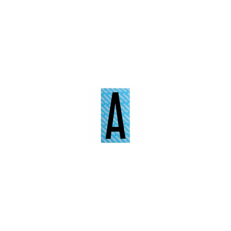 LETTERA ADESIVA NERA SERIE T80 A LETTERFIX