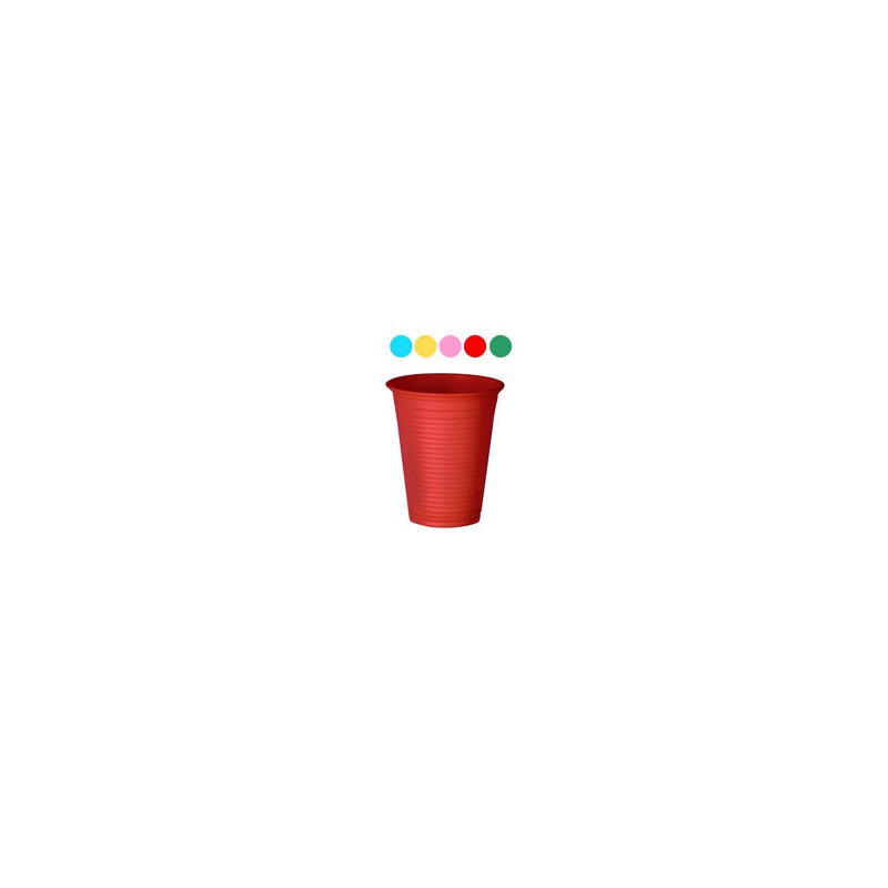 BICCHIERE ROSSO cc 200 Pz 50 NATURAL BIBO