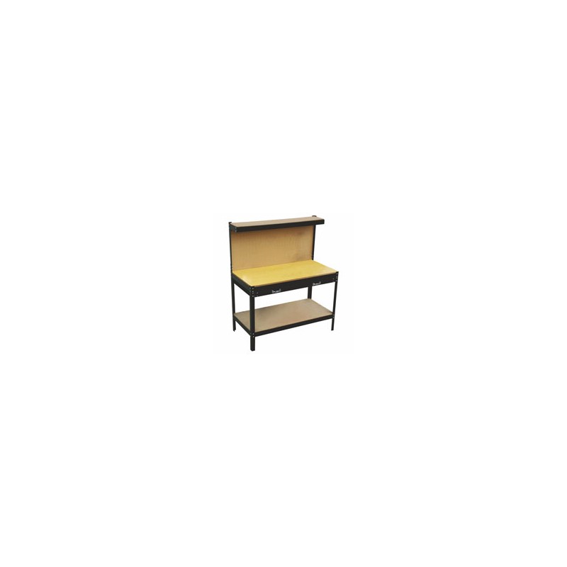 BANCO LAVORO 120x60 h 94/150 1 CASSETTO ALTE 08882