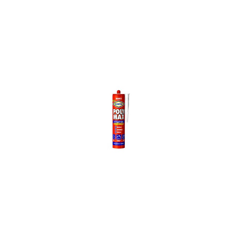 ADESIVO POLY MAX g 435 BIANCO BOSTIK
