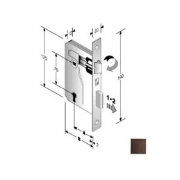 SERRATURA PATENT mm 8x70...