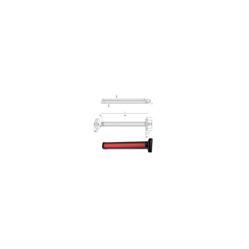 MANIGLIONE FAST TOUCH 120 VERTICAL 59816-10-0 CISA