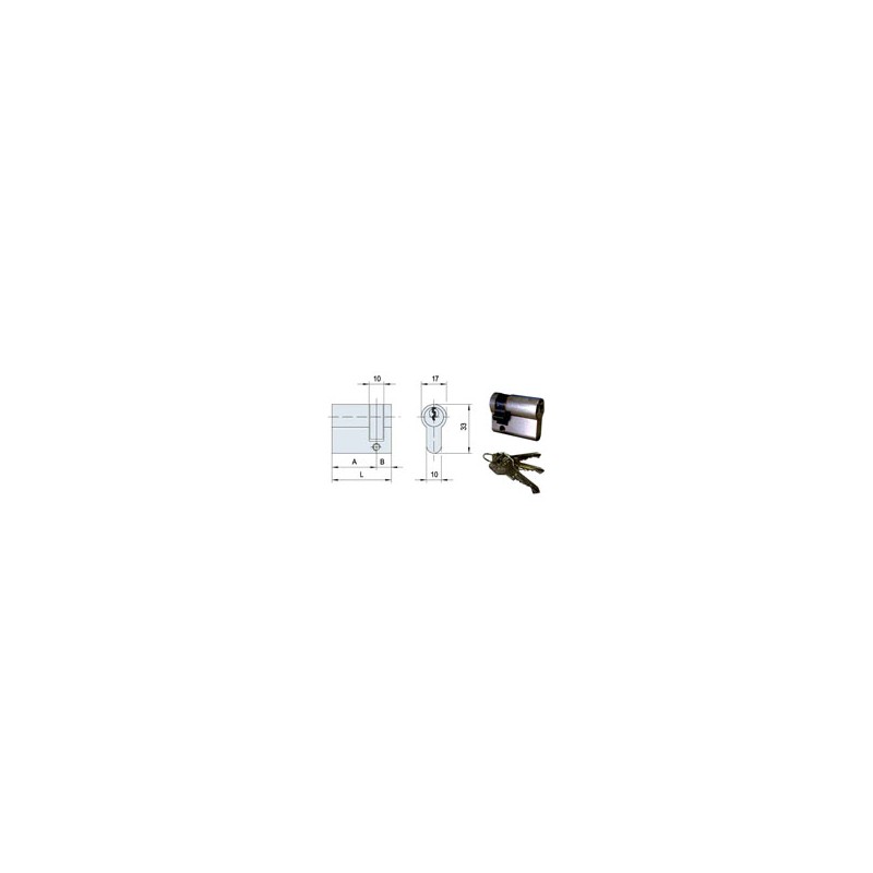 CILINDRO INF. 69,5-10,0-59,5 N0G304-05-0 CISA