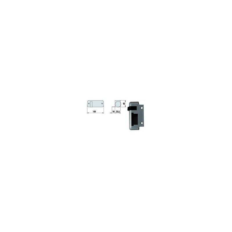 CONTROPIASTRA ELETTROSERRATURE DX  07017-10-1 CISA