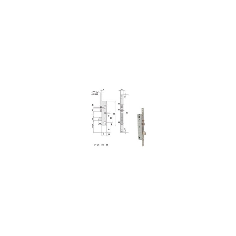 ELETTROSERRATURA INF.MONT. ALL     16215-30-0 CISA