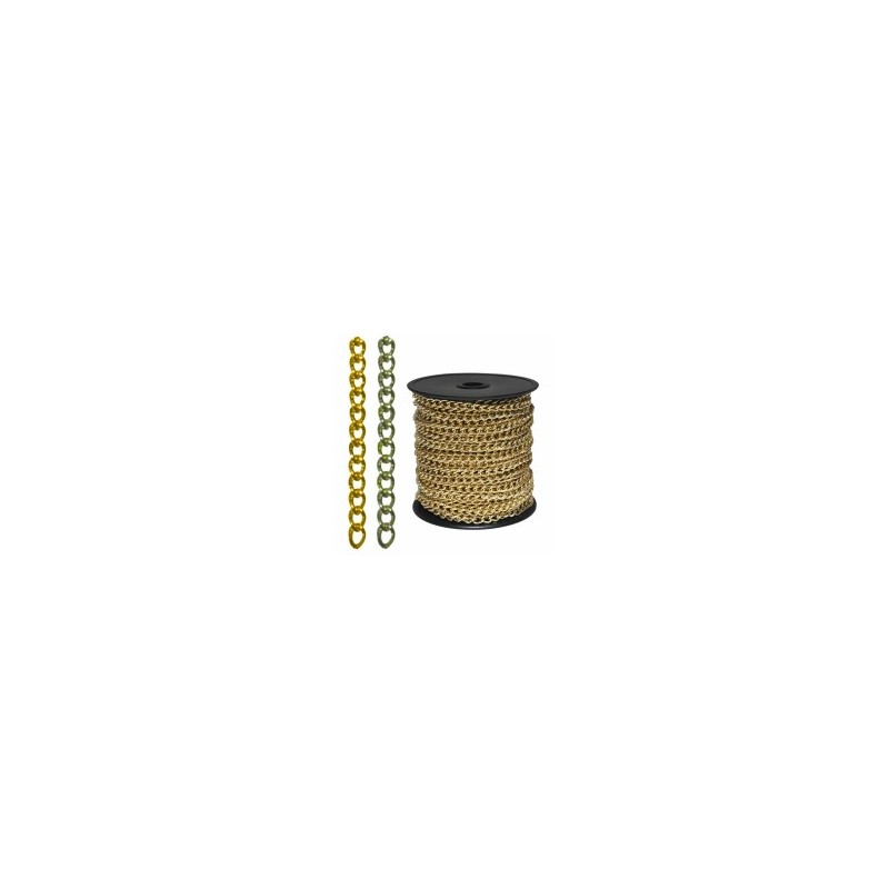 CATENA GROUMETTE OTTONATA        mm 1,00 m 25 AREF