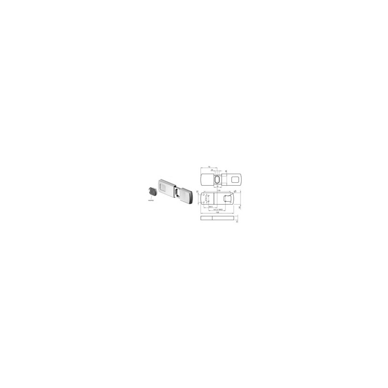 PROTETTORE SERRANDE MAGNETICO 39x139   MG740 DISEC