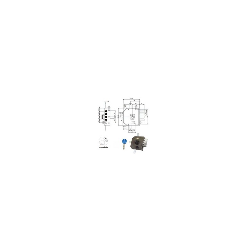 SERRATURA SIC.QUINTUPL.DX POMPA JM426 MOIA