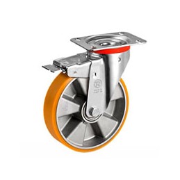 RUOTA POLIURETANO PG+F...