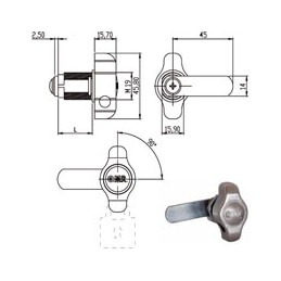 CILINDRO LEVETTA mm 28 DX...
