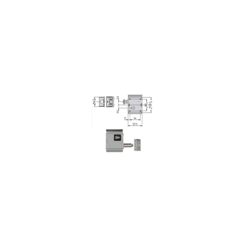 ELETTROSERRATURA APP.FERRO V09 7905 VIRO