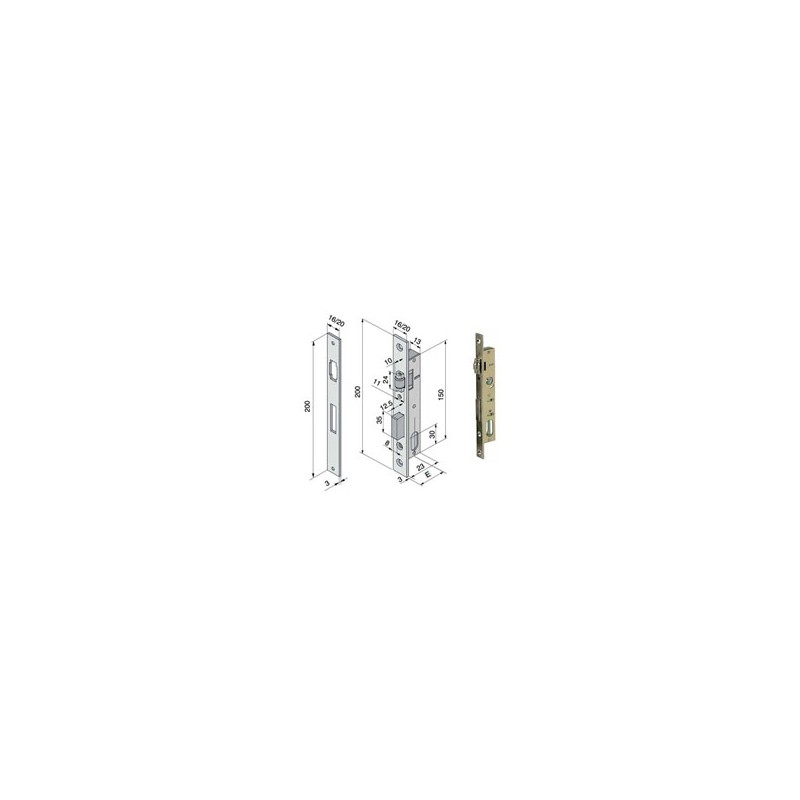 SERRATURA INF.ALL F16            110.15.01.0 WELKA