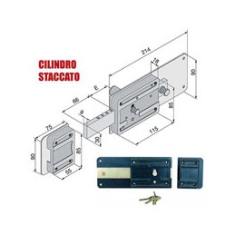SERRATURA FERROGLIETTO 6...