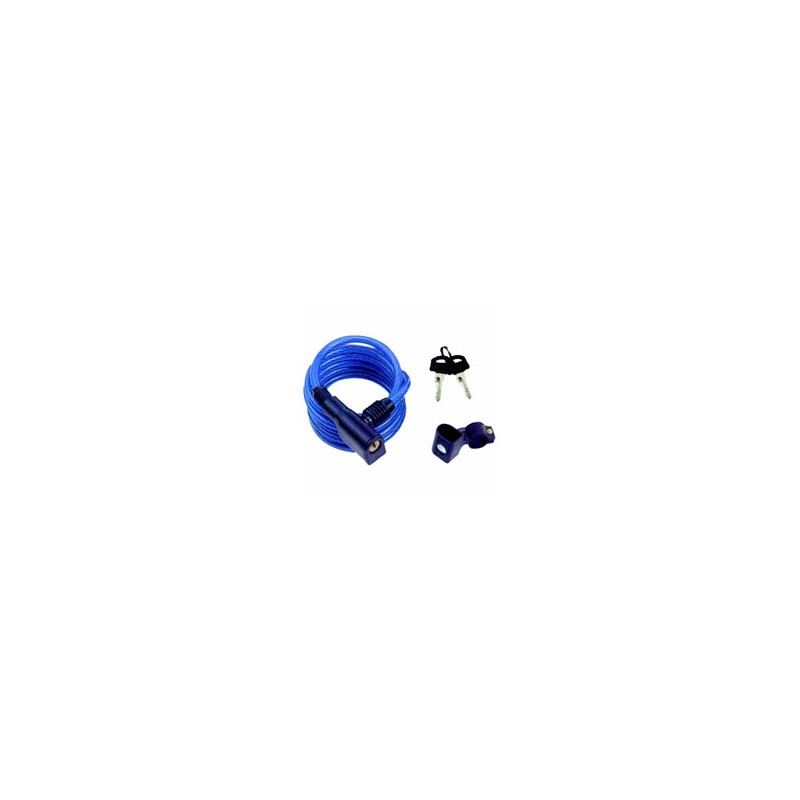 LUCCHETTO CICLI cm 150 SPIRALE SICURO 02366