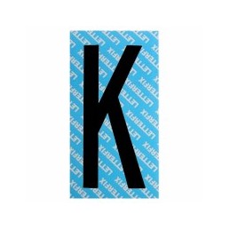 LETTERA ADESIVA NERA SERIE...
