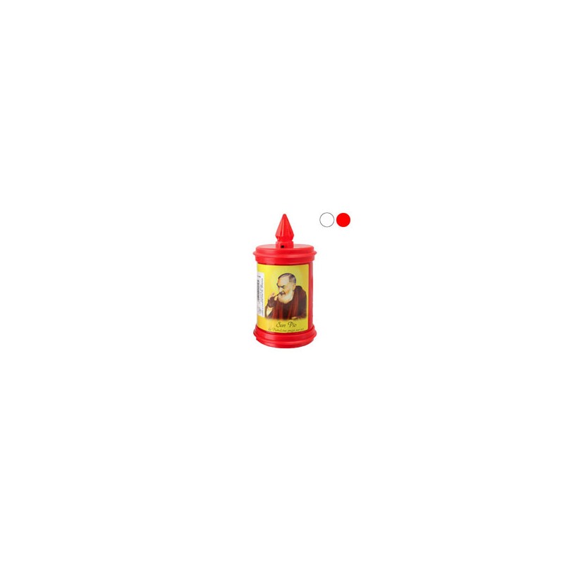 CERO VOTIVO LUMI BATTERIA gg 70 ROSSO