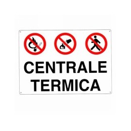 CARTELLO CENTRALE TERMICA...
