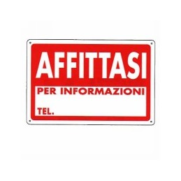 CARTELLO AFFITTASI...