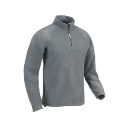 MICROPILE ZIP CORTA GRIGIO...