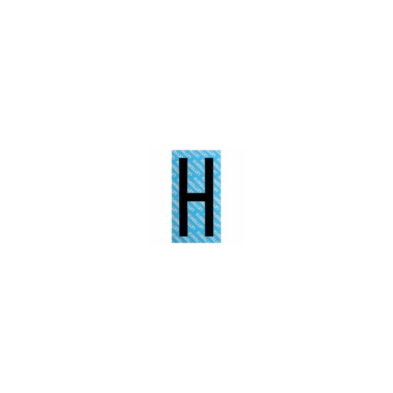 LETTERA ADESIVA NERA SERIE T80 H LETTERFIX