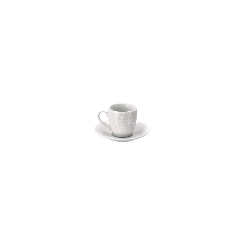 TAZZA CAFFE PORCELLANA QUADRI              Pz 6 AD