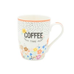 TAZZA MUG PORCELLANA FLOWER...