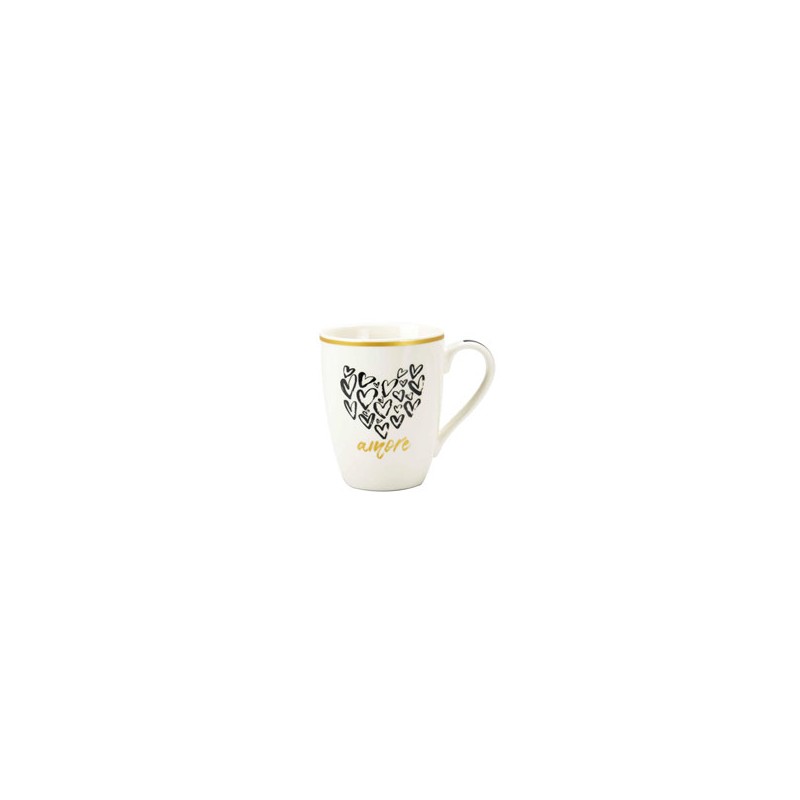 TAZZA MUG PORCELLANA AMORE cc 340 KB8