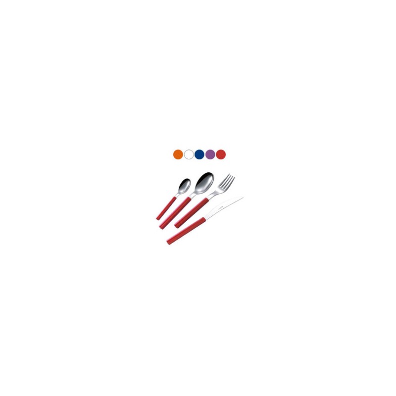 POSATE ACCIAIO ROSSO Pz 24 SKY EME