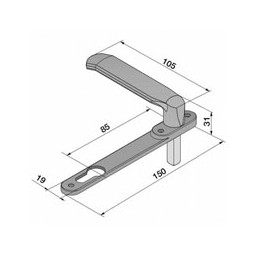 MANIGLIA PLACCA NYLON...