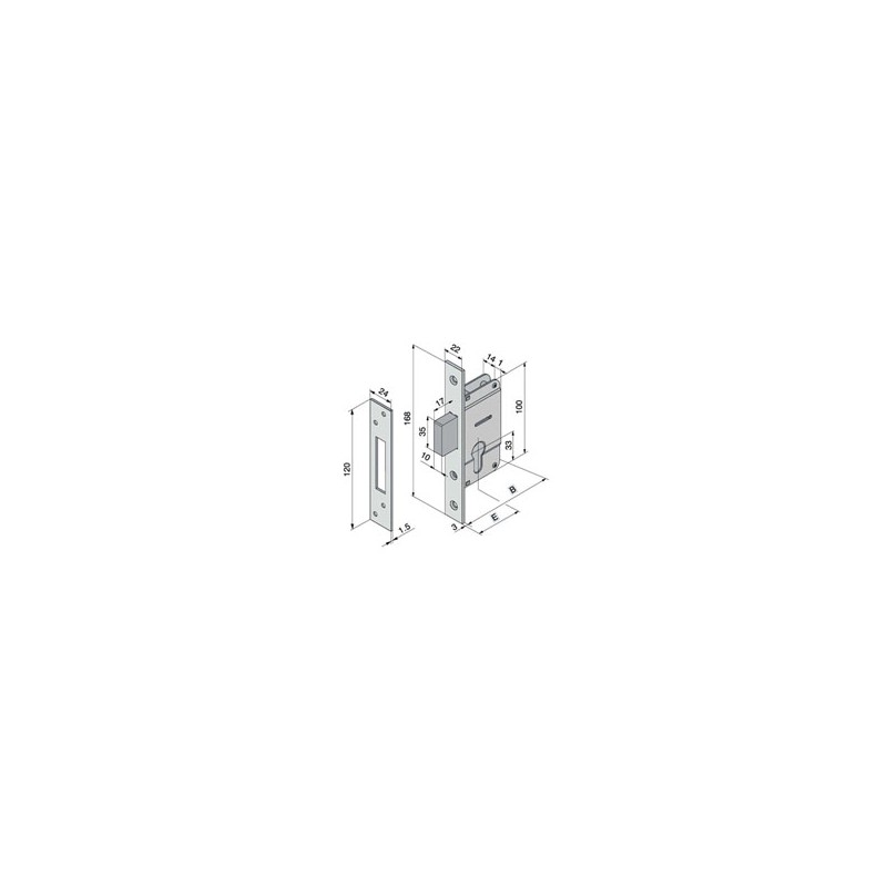 SERRATURA INF.ALL                109.30.01.0 WELKA