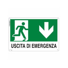 CARTELLO USCITA EMERGENZA...