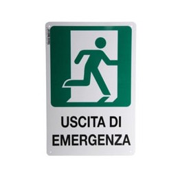 CARTELLO USCITA EMERGENZA...