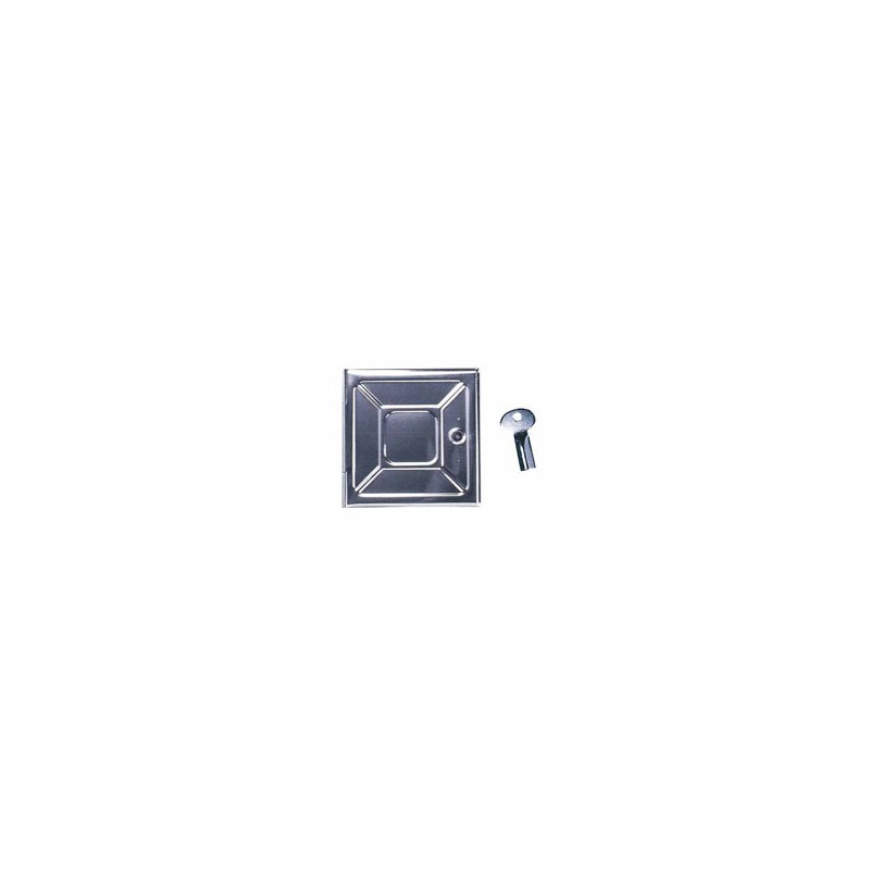 PORTINA CAMINO LAMIERA ZN 18,5x26,5 CHIAVE