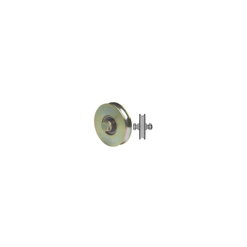 RUOTA CANCELLI GOLA U 120 310 FC