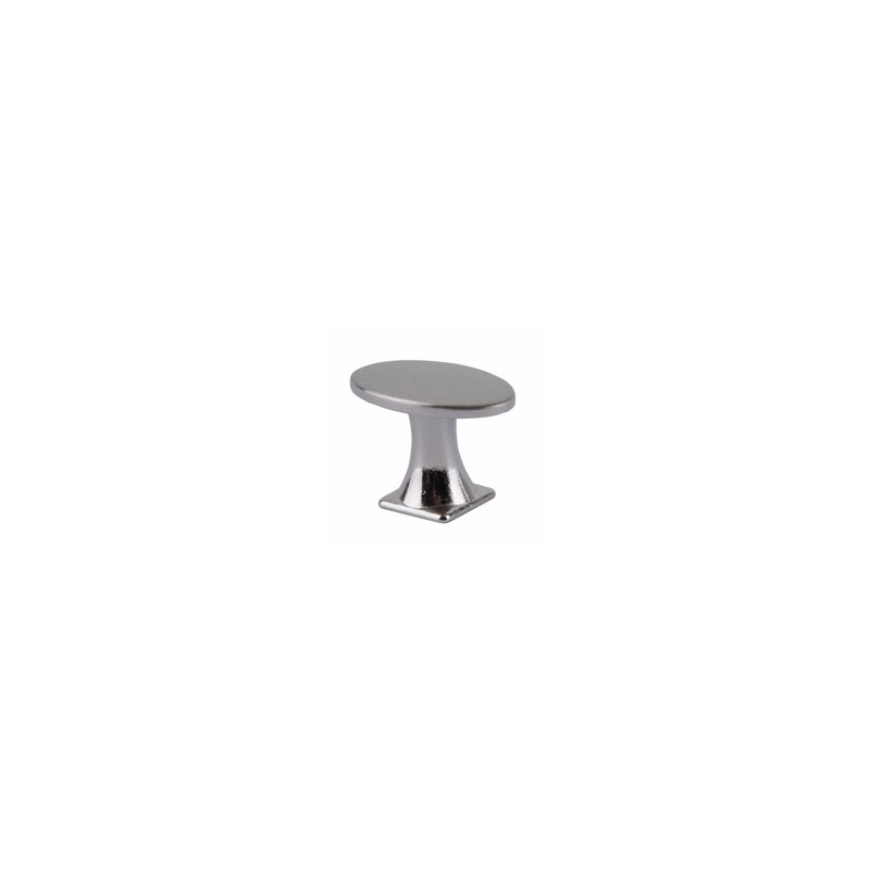 POMOLO OVALE ZAMA NICKEL SATINATO mm 18x30