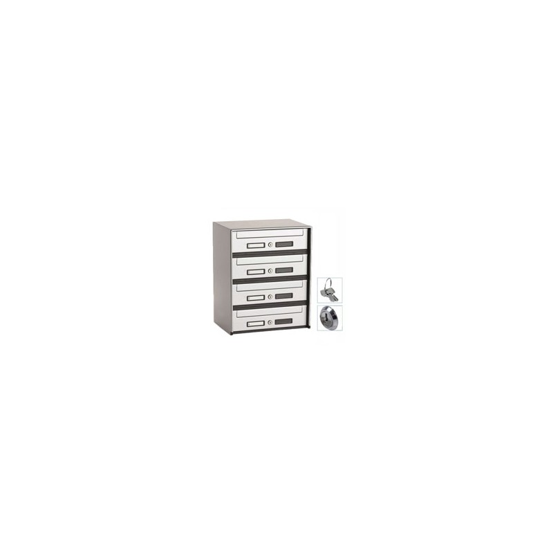 CASELLARIO ORIZ 4P ACC SILVER 4B1-501 SILMEC