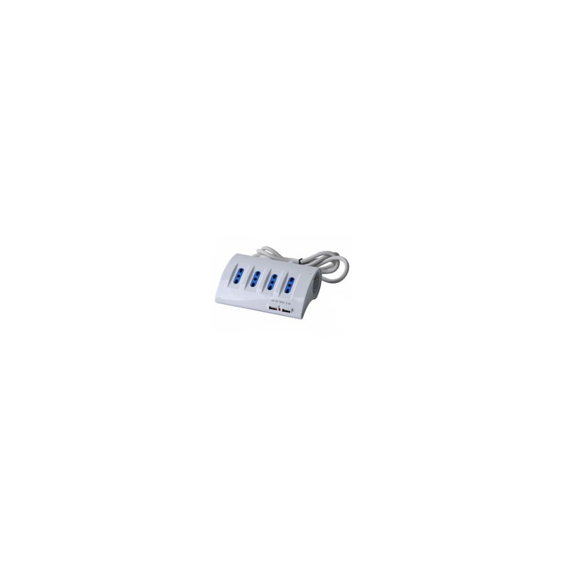 MULTIPRESA 4x2PT 2xSK 2xUSB LAT INT SYNTESY 08831