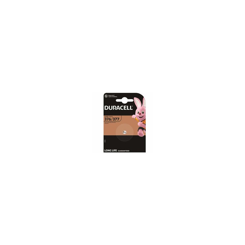 PILA BOTTONE OSSIDO ARGENTO     D376/D377 DURACELL