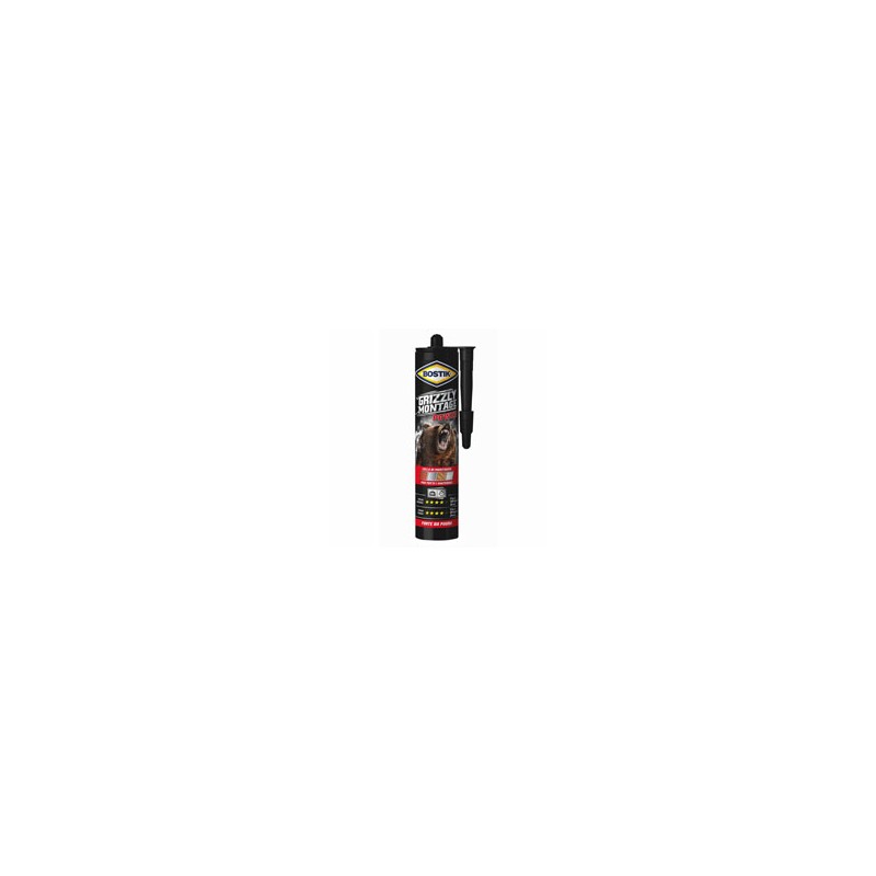 ADESIVO GRIZZLY MONTAGE g 370 CARTUCCIA BOSTIK