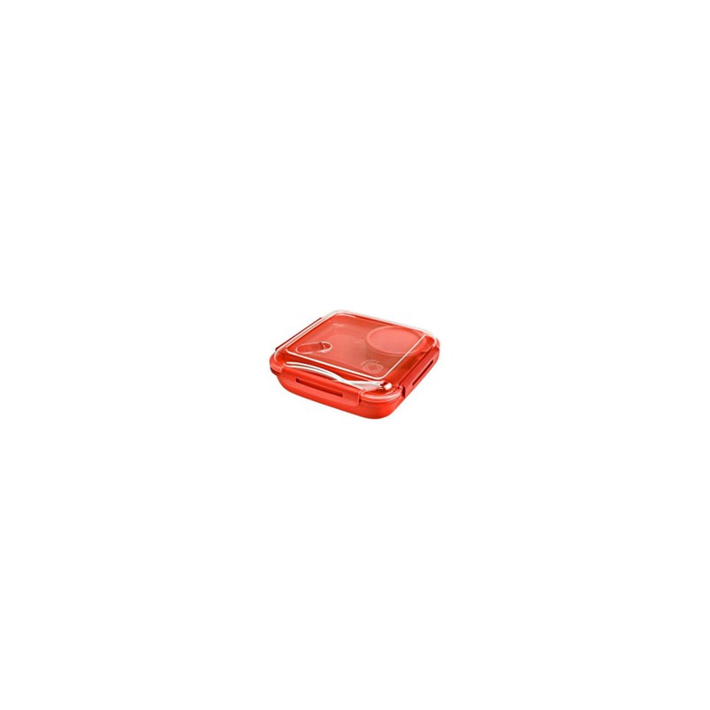 CONTENITORE MERENDA MICROONDE 20x20 h 6,5 ROTHO