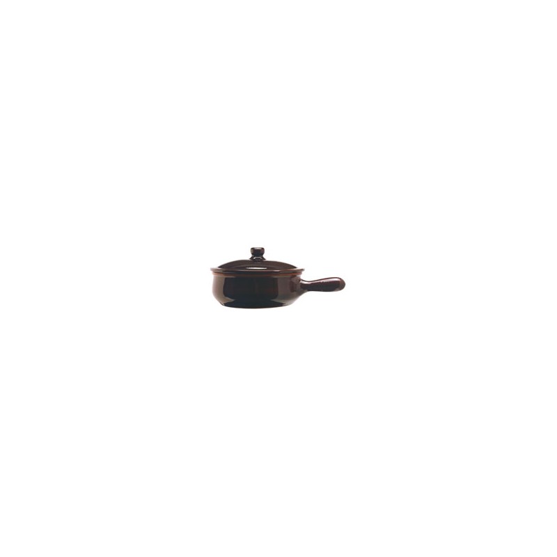 CASSERUOLA 1 MANICO C/COPERCHIO  cm 16 BRUNA COLI'