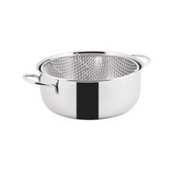 FRIGGITRICE INOX C/CESTELLO...