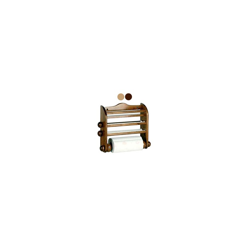 PORTAROTOLO LEGNO LUSSO ROTOLI 3 NATURALE   CALDER