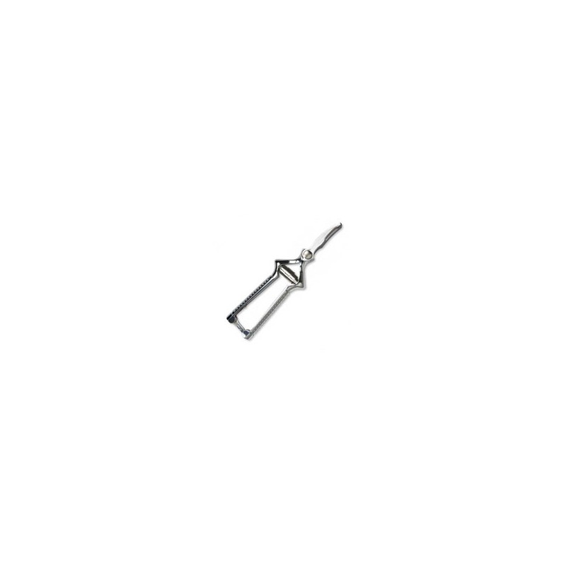 MASTICATORE LAMA CURVA CROMATO cm 18