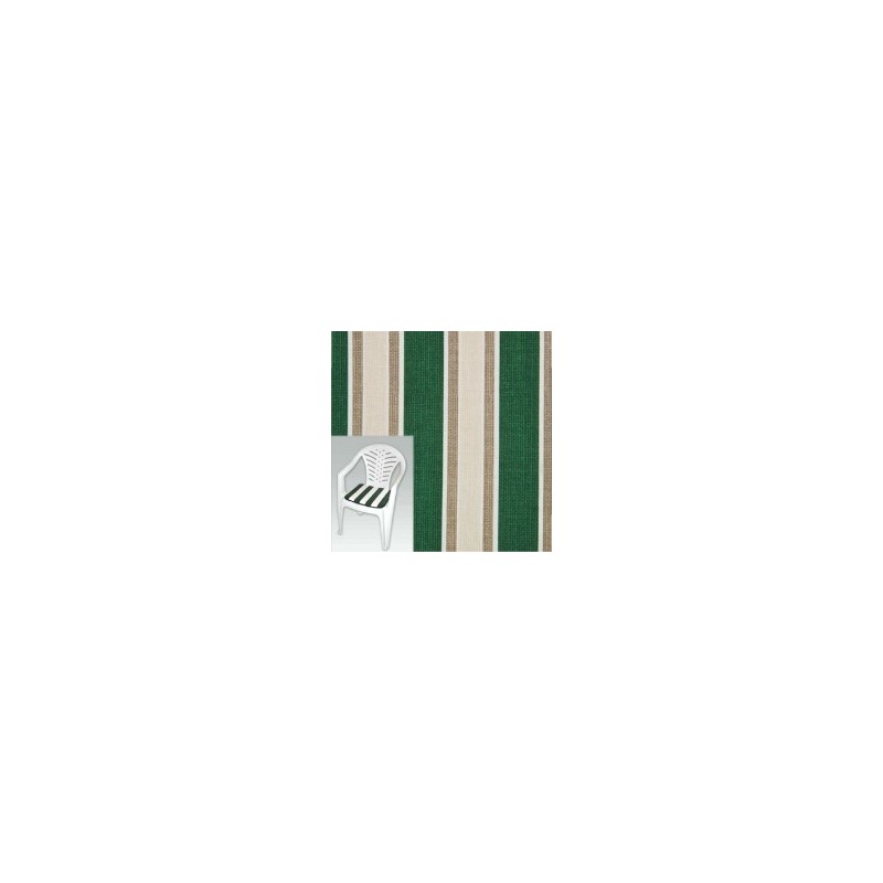CUSCINO MULTIRIGA VERDE SEDUTA Pz 2 38x38x4 XTRA