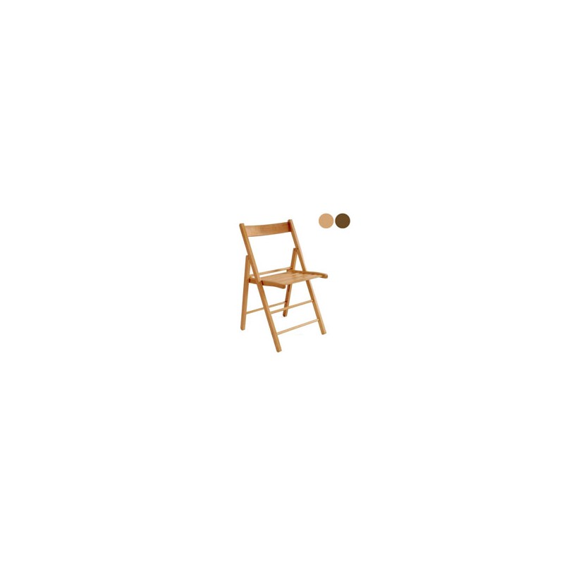 SEDIA LEGNO PIEGHEVOLE BIRRERIA NOCE   VETTE 10027