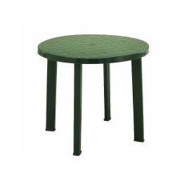 TAVOLO RESINA TONDO VERDE...