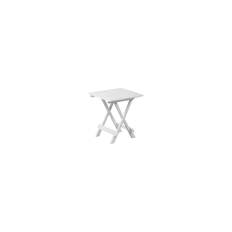 TAVOLO RESINA PIEGH.ADIGE BIANCO 44x44 PROGARDEN
