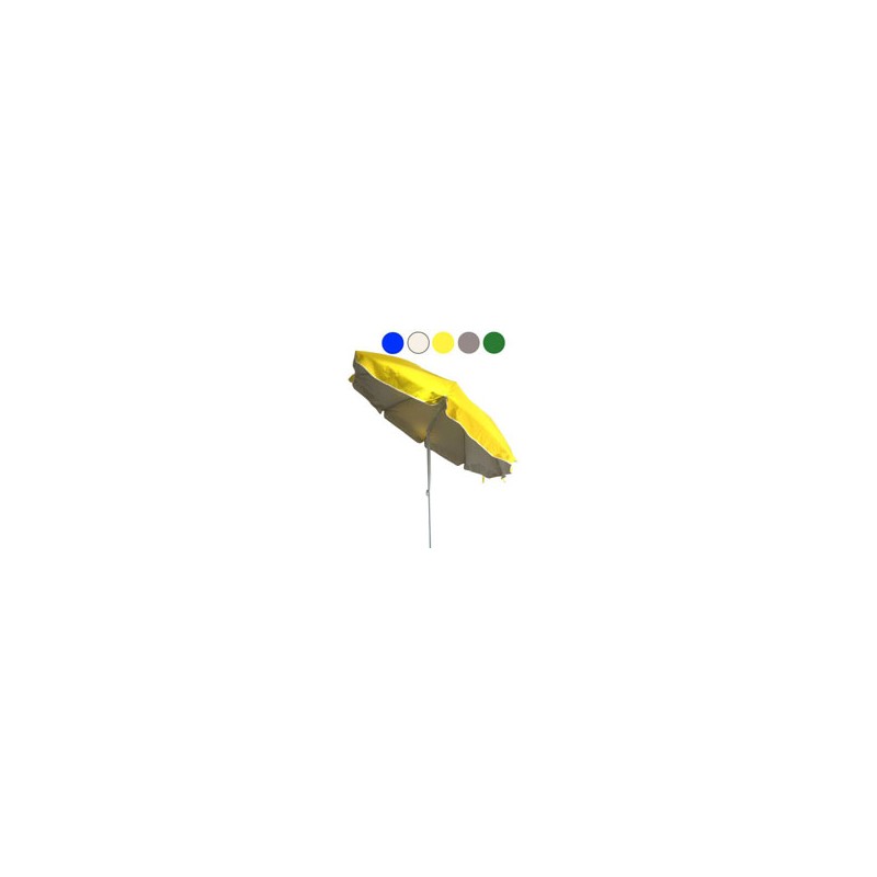 OMBRELLONE ACCIAIO POLI.GIALLO 200 VETTE 11375