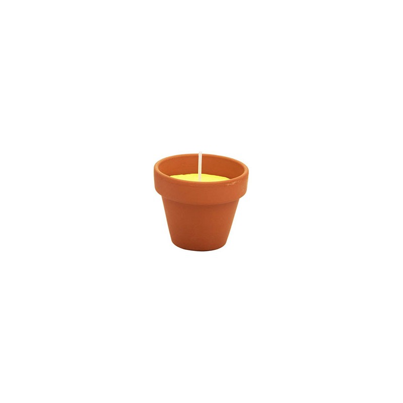 CANDELA CITRONELLA VASO mm 60 Pz 6 LAPILLO 09295